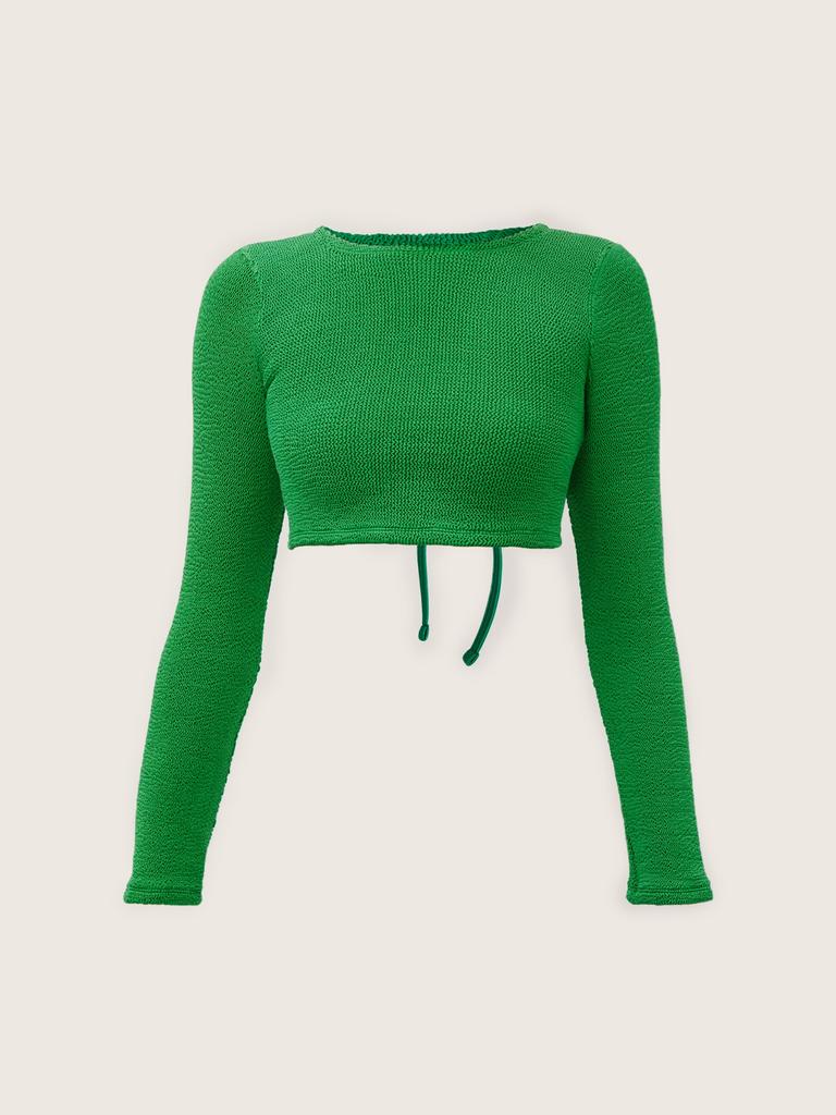 Hunza G Knitted Crop Top