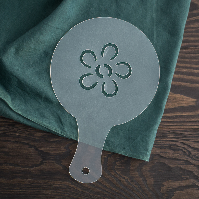 Трафарет большой "Милый цветок"