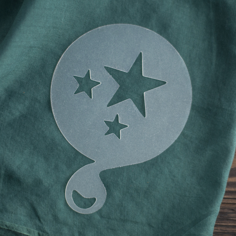 Трафарет "Три звезды"