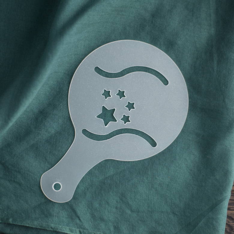 Трафарет "Китайский флаг"