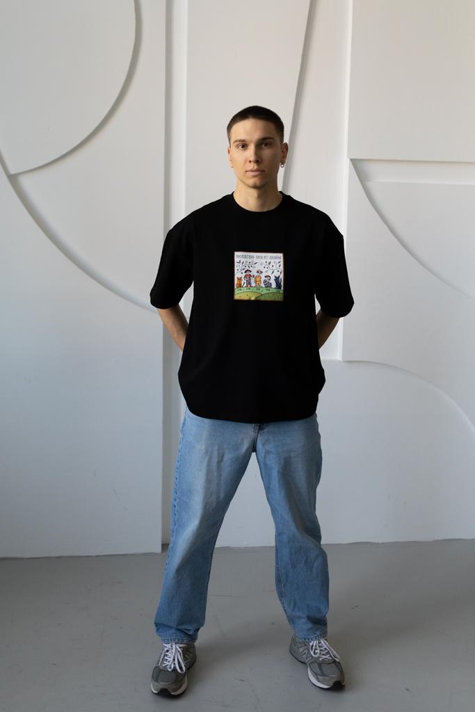 Футболка "Последствие", черный цвет