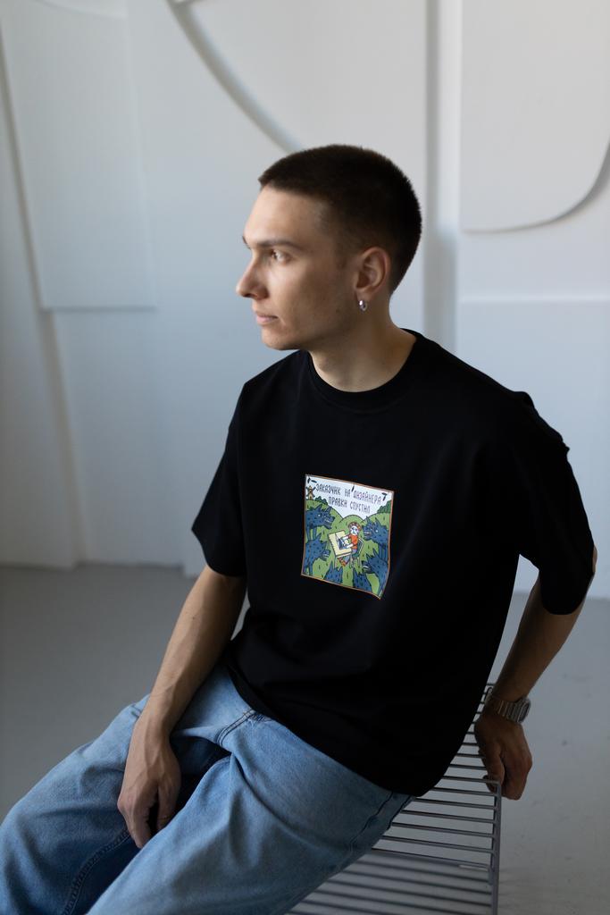 Футболка "Заказчик", черный цвет