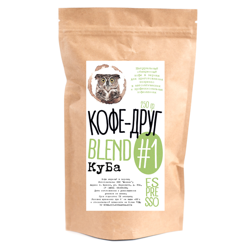 Кофе-Друг Blend #1 - Куба (250 г)