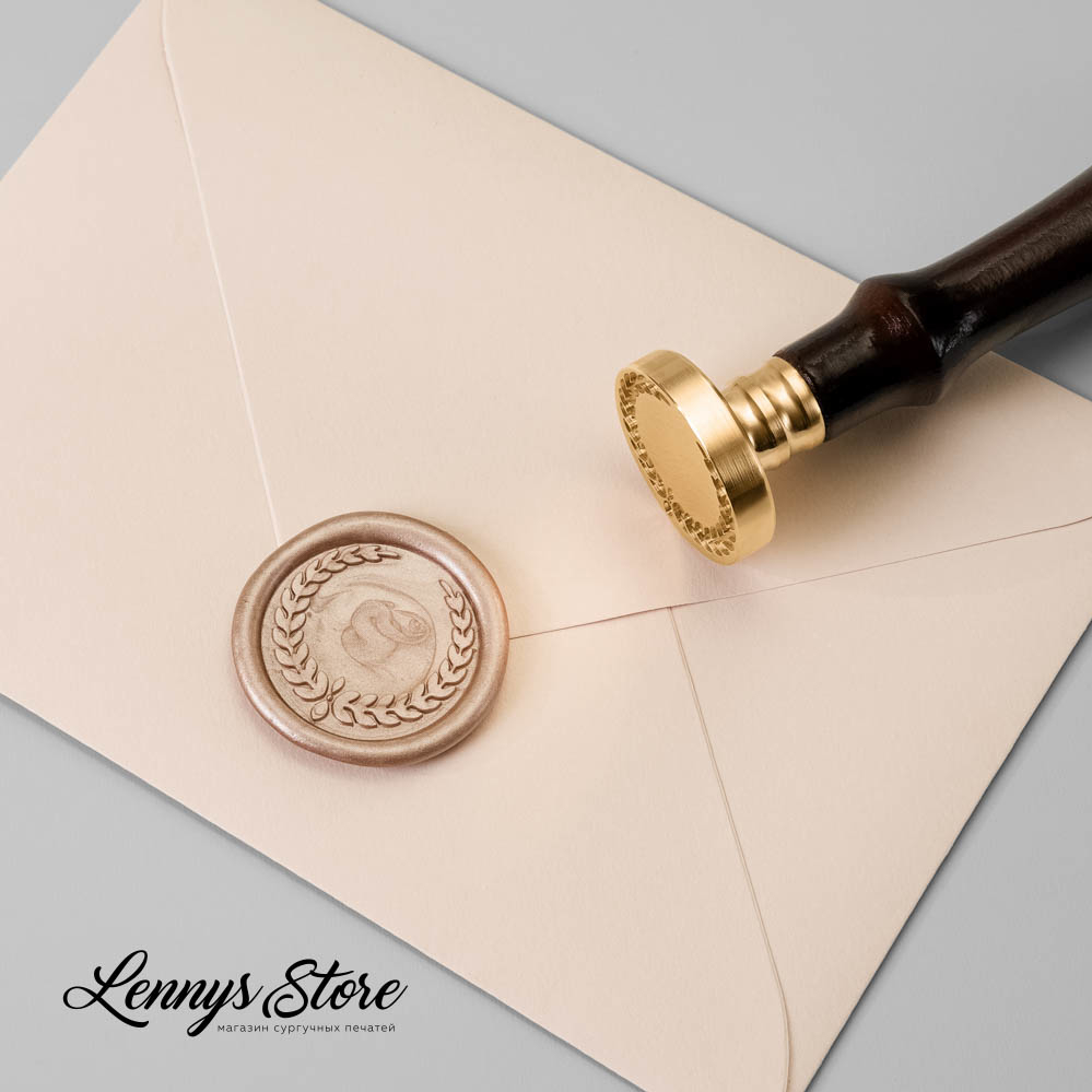 сургучная печать для свадебных приглашений