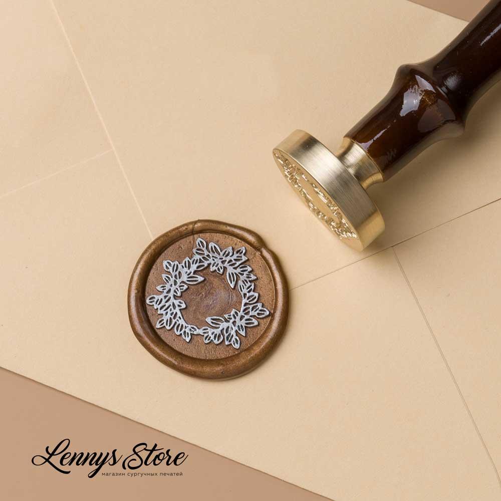 Сургучная печать "Полевой венок"