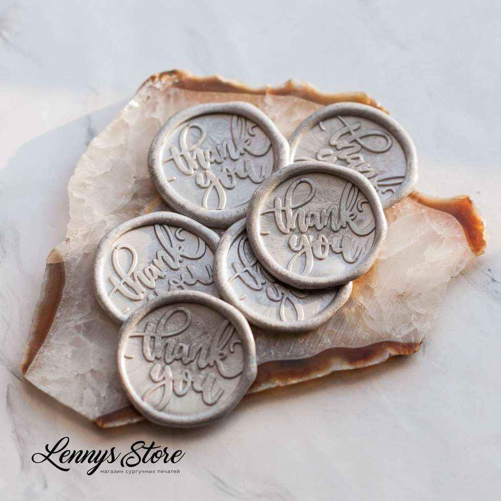 Сургучная печать "Спасибо / Thank you"