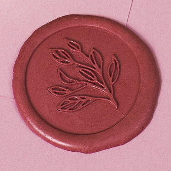 Сургучная печать "Листики"