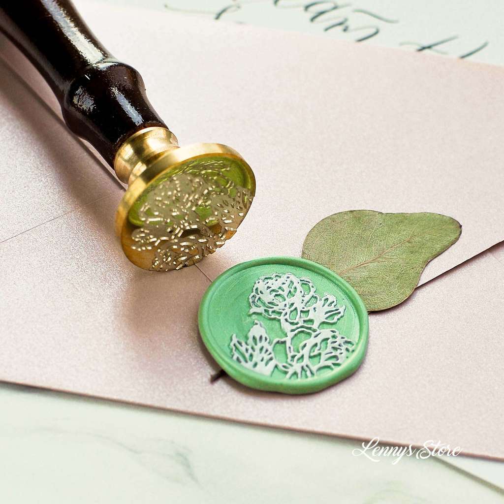 Сургучная печать "Пионы"