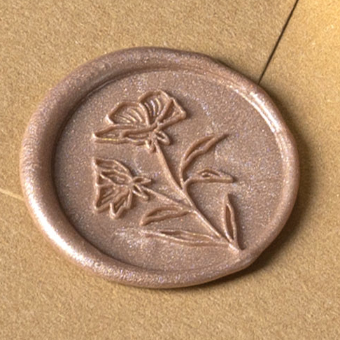 Сургучная печать "Мак"