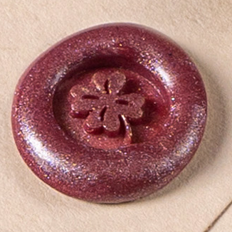 Сургучная печать "Клевер 8 мм"