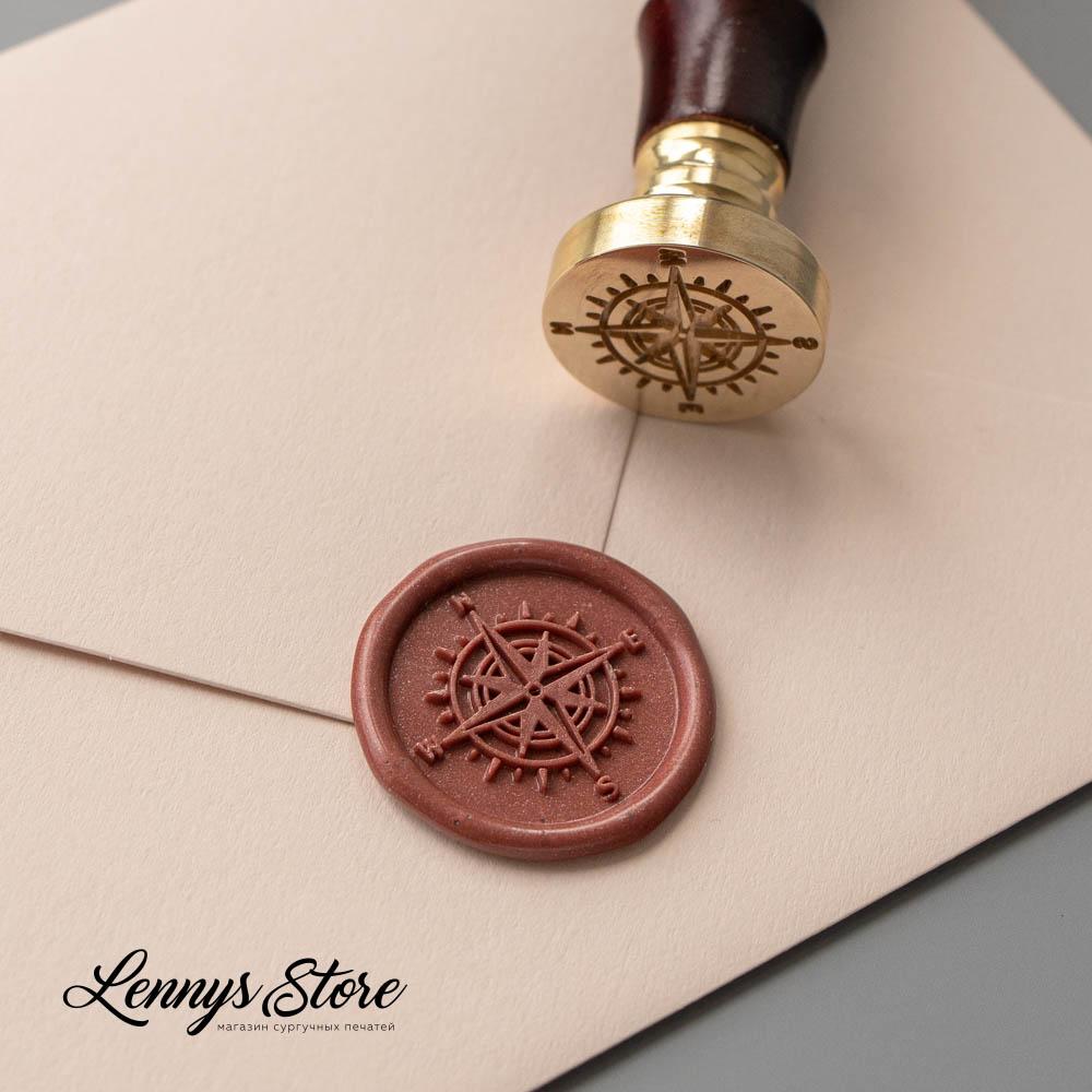 Сургучная печать "Компас"
