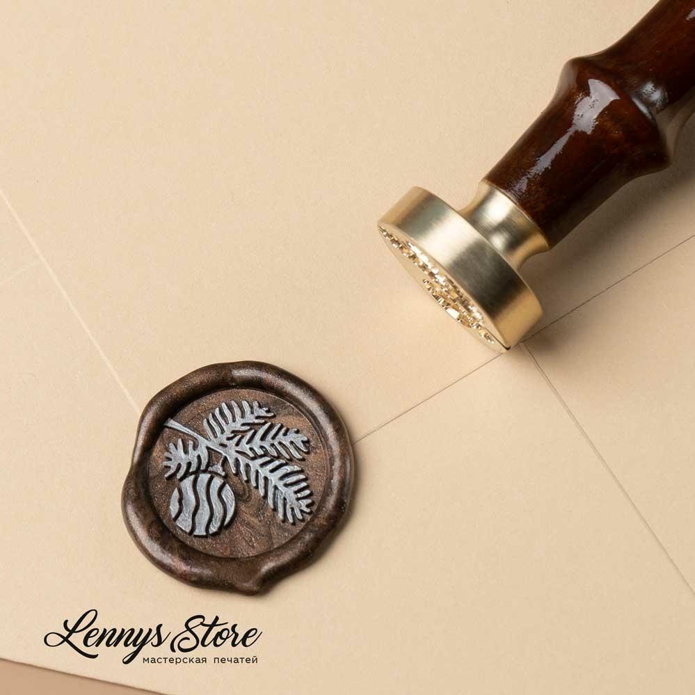 сургучная печать новогодняя