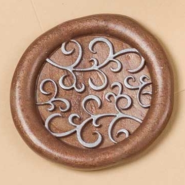 Сургучная печать "Завитки"