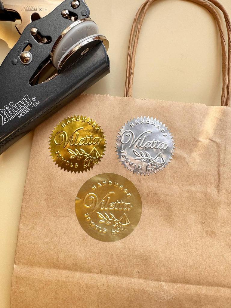 Лейблы-наклейки для рельефной печати, 50 шт