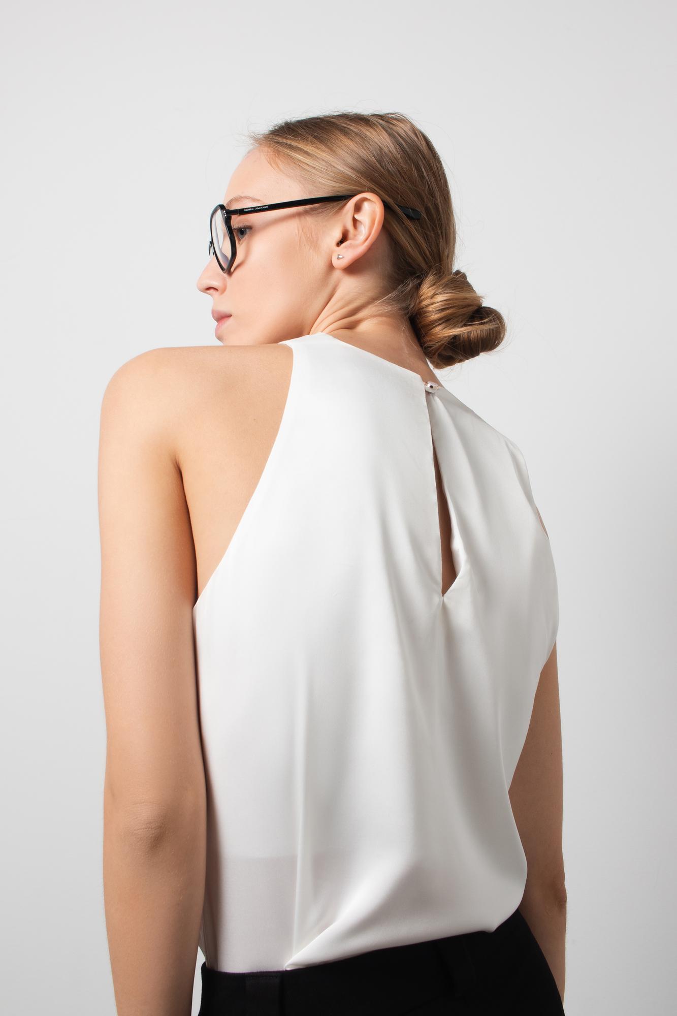 Топ из шелка (белый)