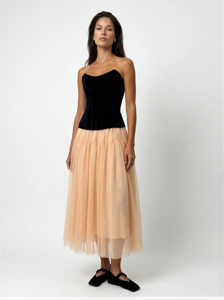 Юбка пышная на резинке