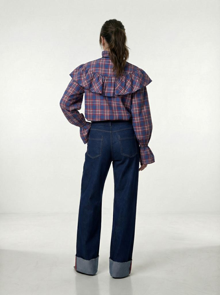 Джинсы с кантом красным