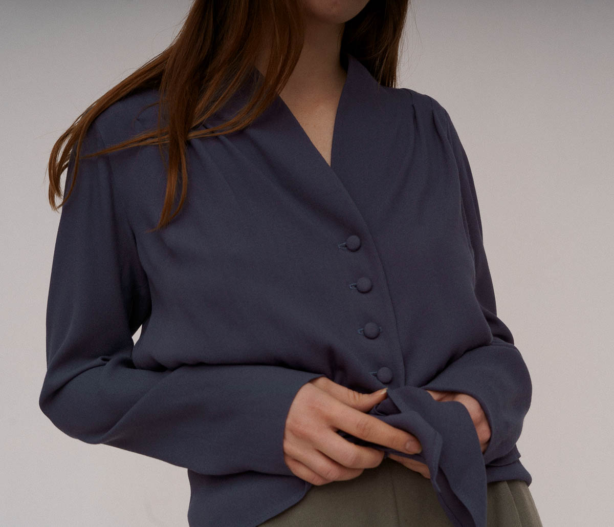 Рубашка в винтажном стиле