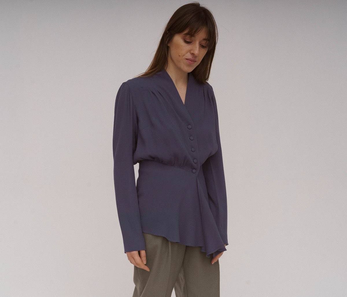 Рубашка в винтажном стиле