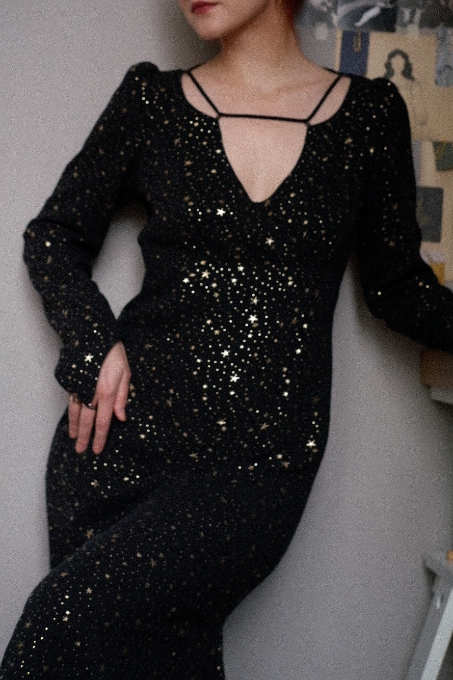 Платье в звездах
