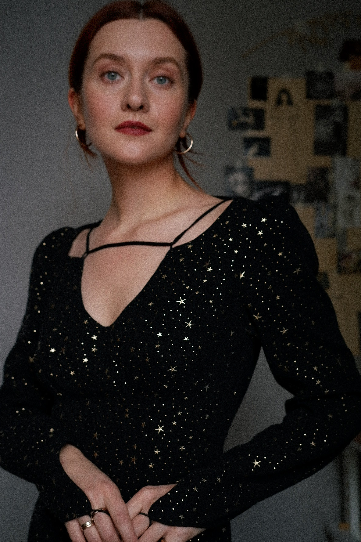 Платье в звездах