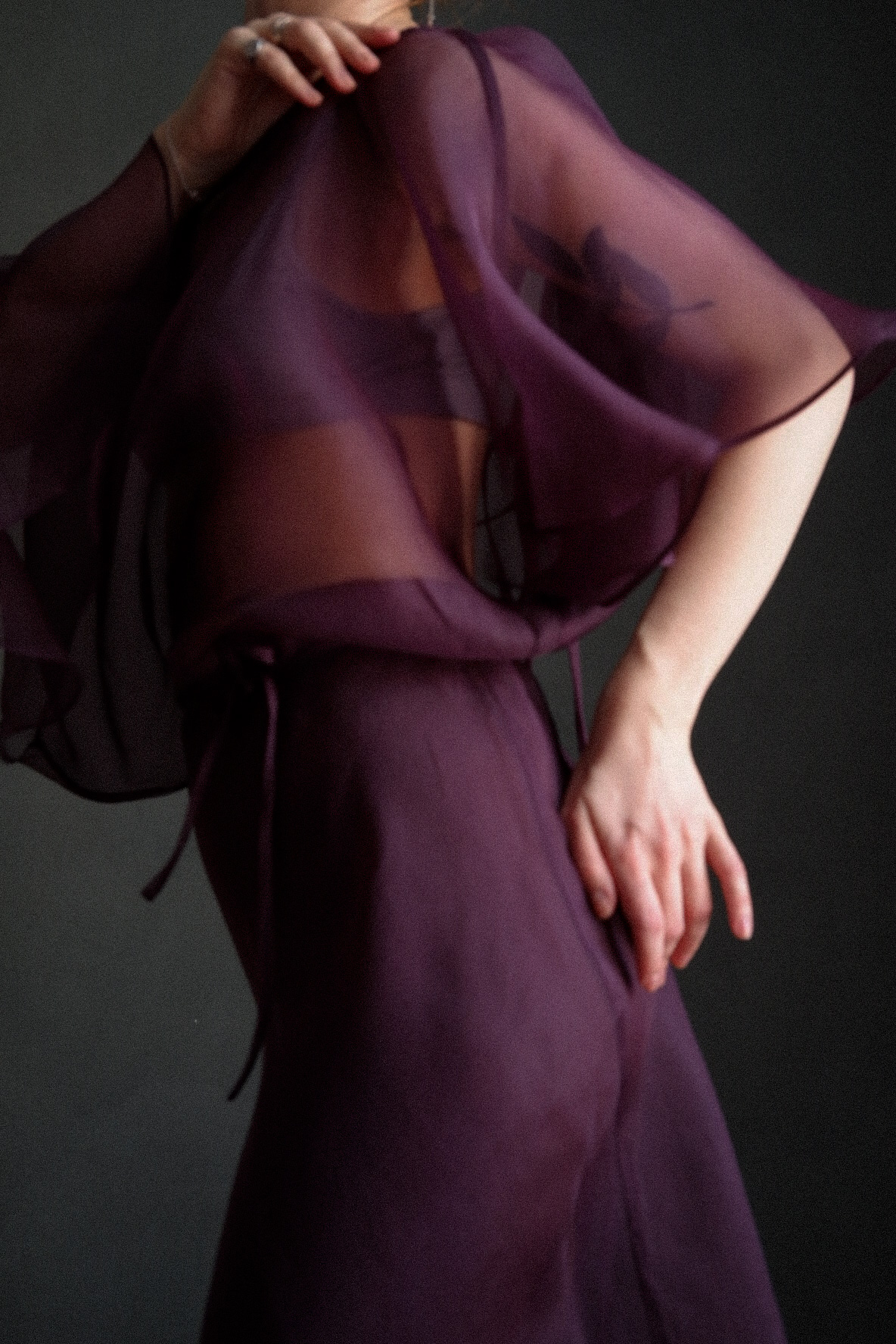 Прозрачное платье