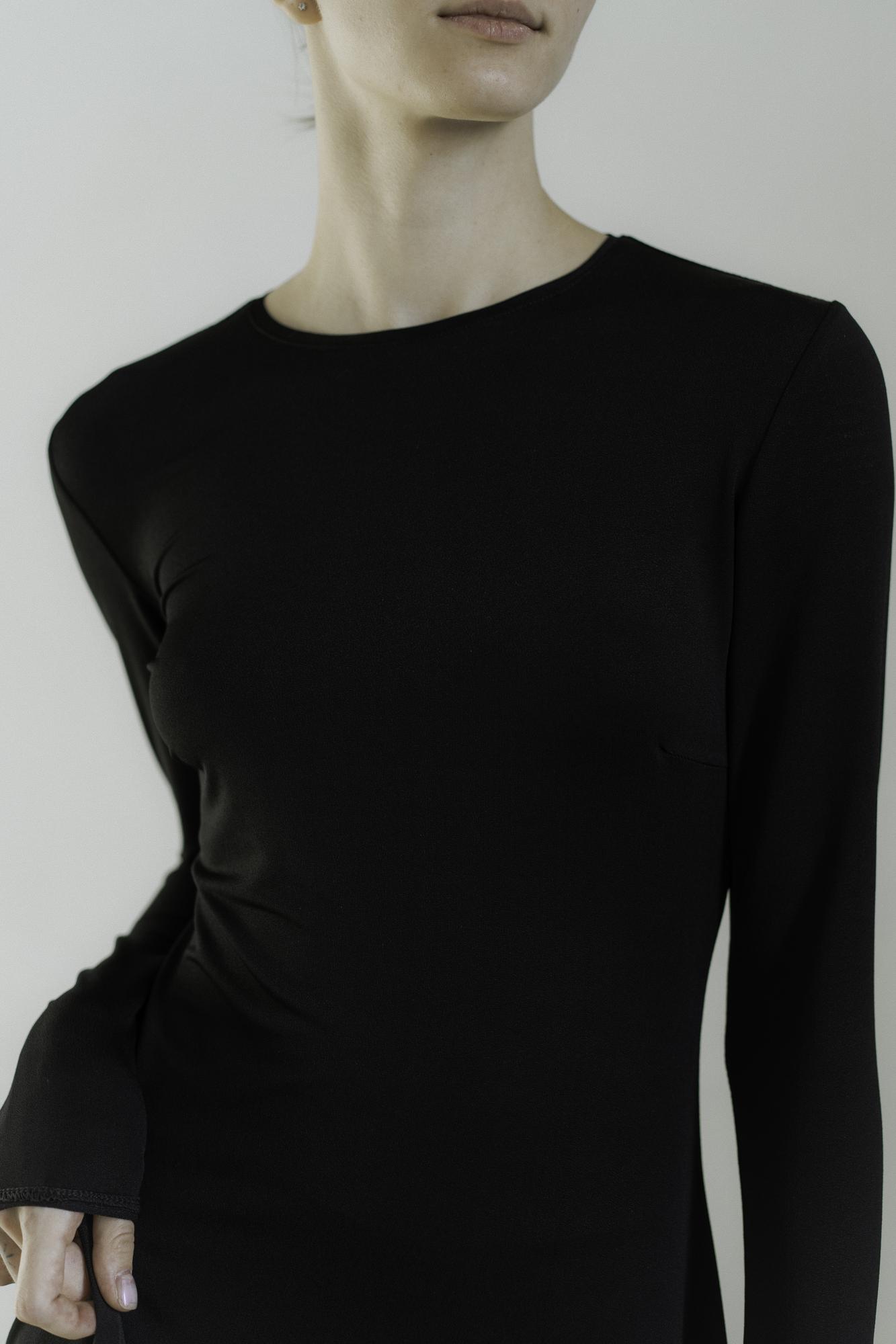 Платье из трикотажа