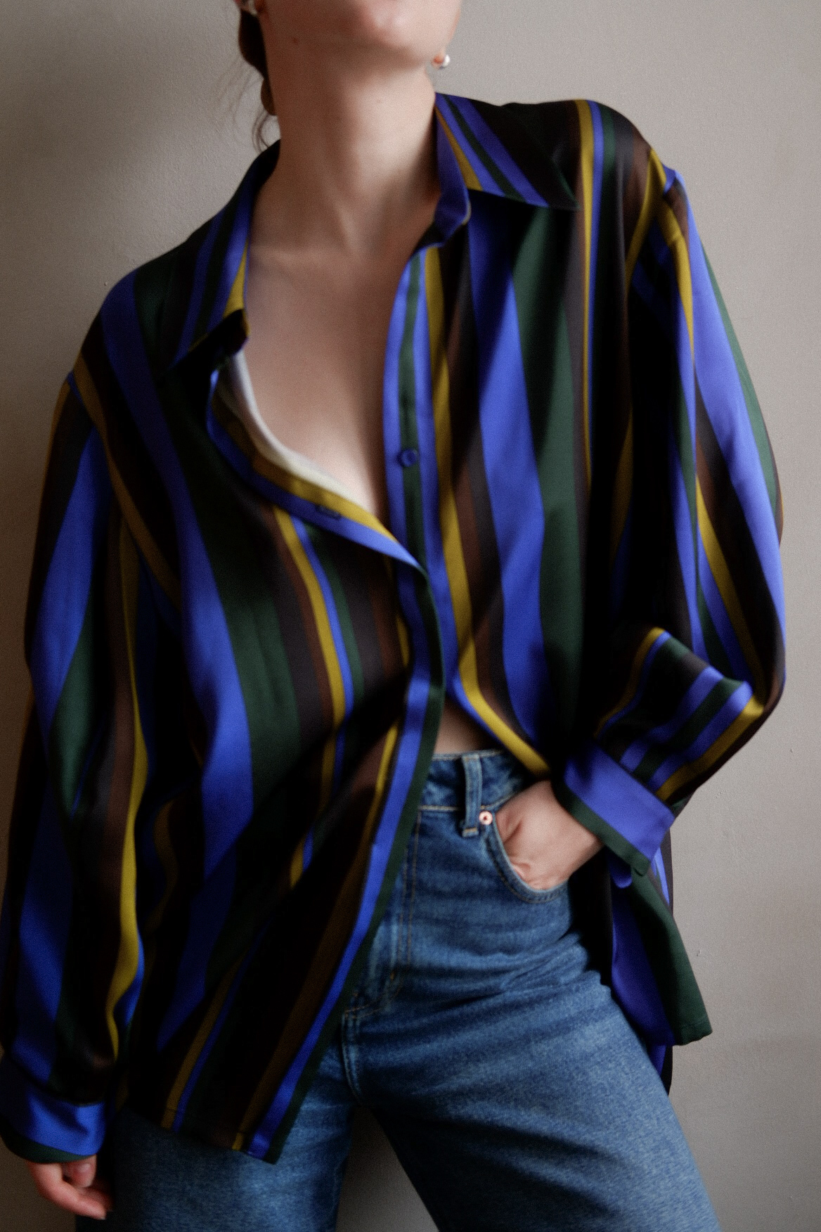 Блуза в полоску