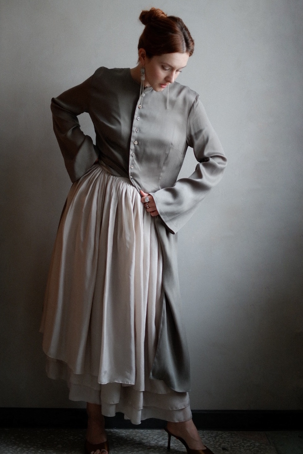 Многослойная юбка