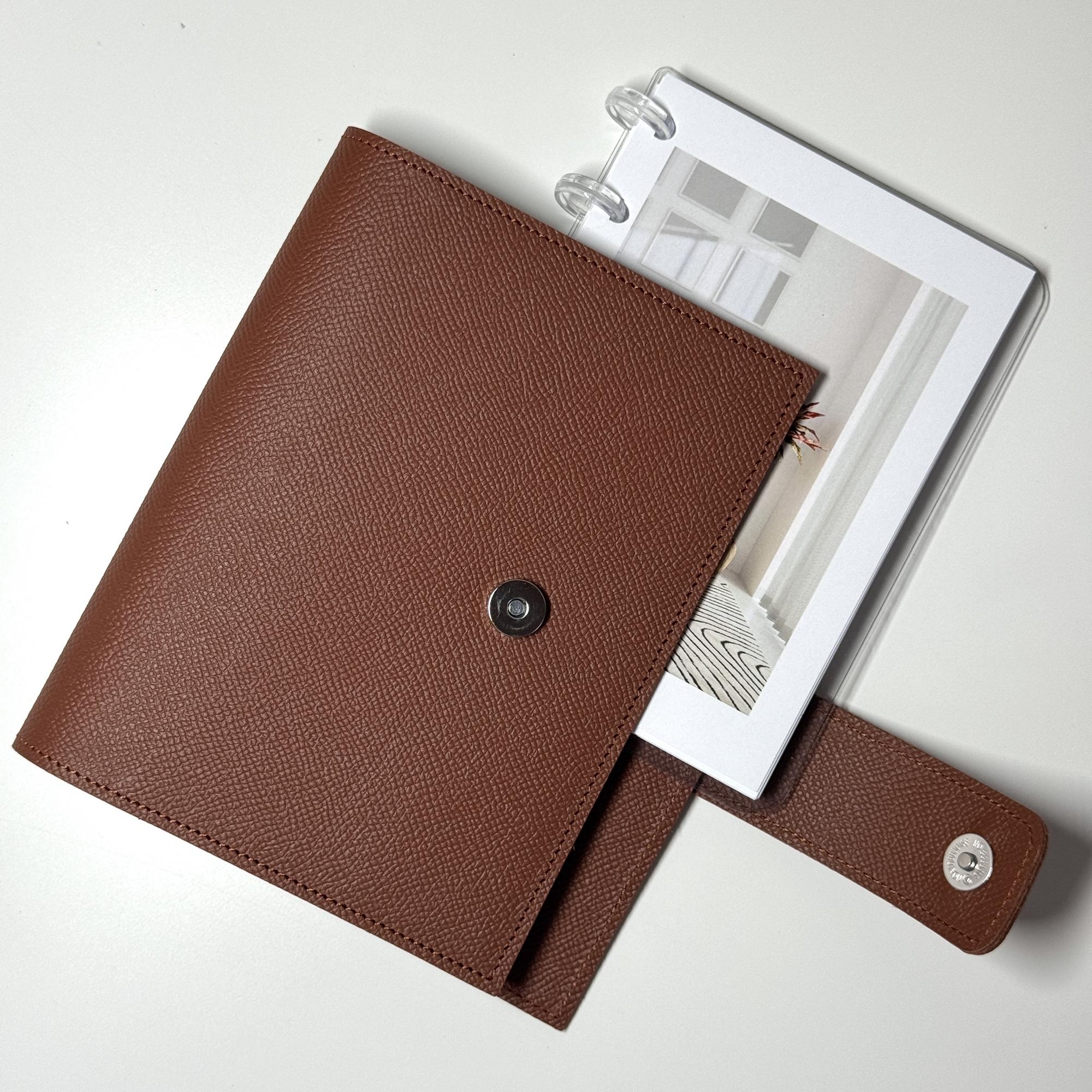 А6 / НАТУРАЛЬНАЯ КОЖА / коричневый