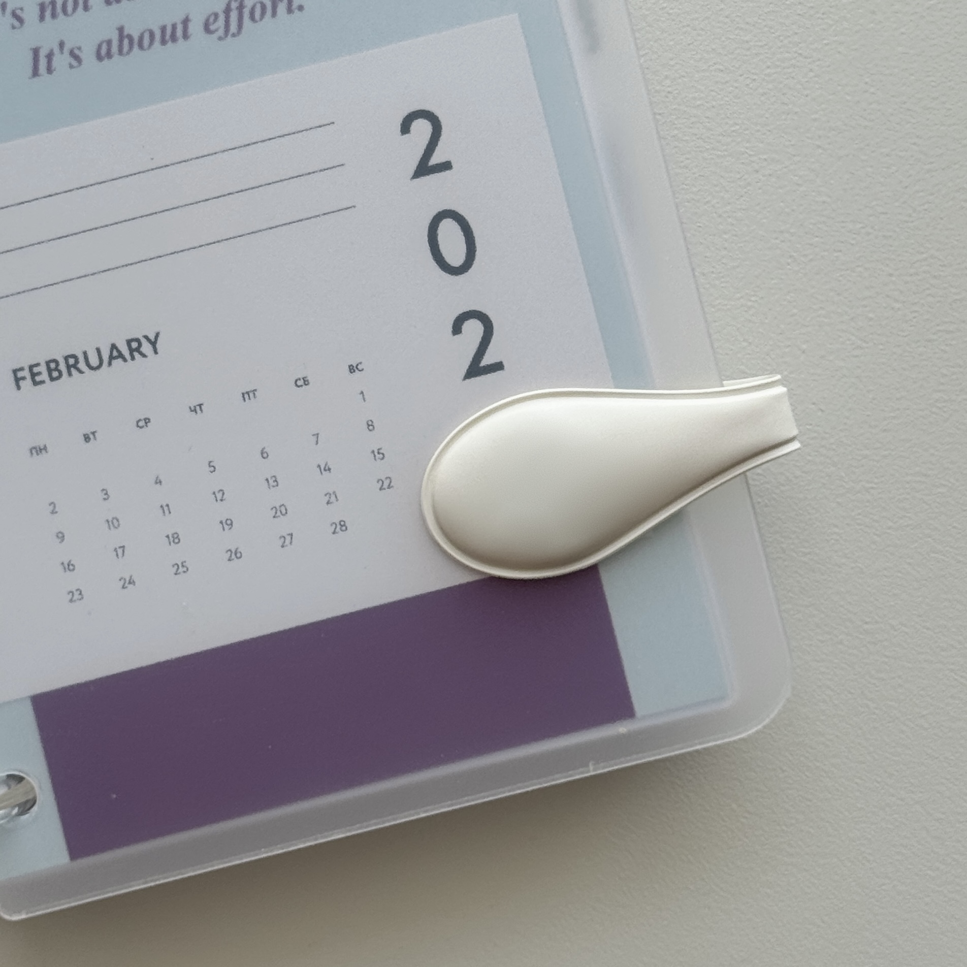 Магнитная скрепка / молочная