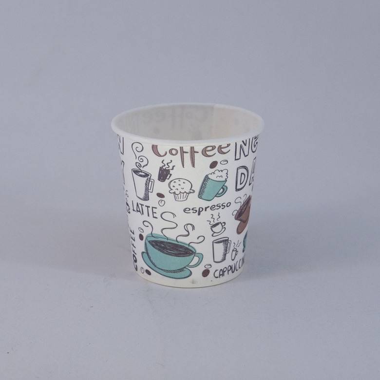 Стакан бумажный 100/120 мл «Нью Дэй», 50 штук/упак.