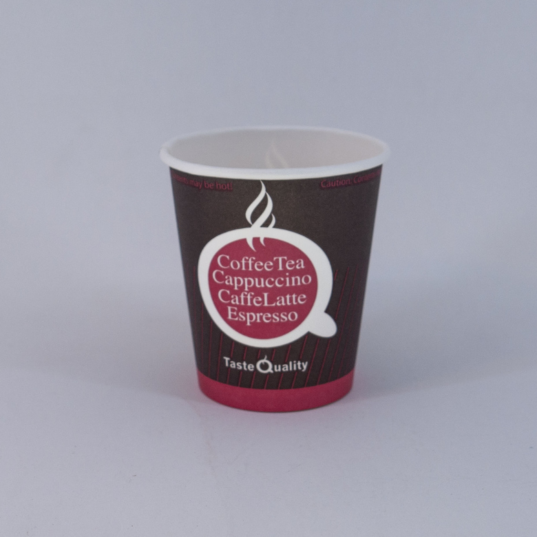 Стакан бумажный 180/205 мл «Taste Quality», 80 штук/упак.