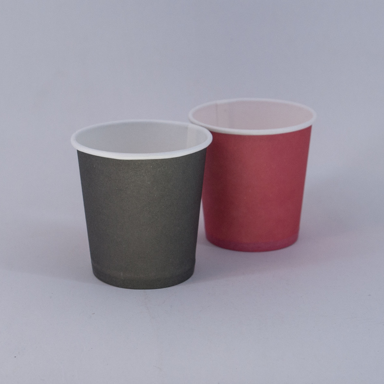 Стакан бумажный 100/120 мл «Red», 50 штук/упак.