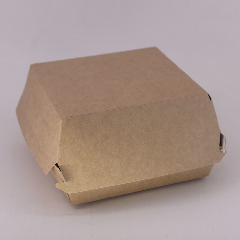 Коробка для бургера M (ECO BURGER M), крафт/крафт, 50 штук/упак.