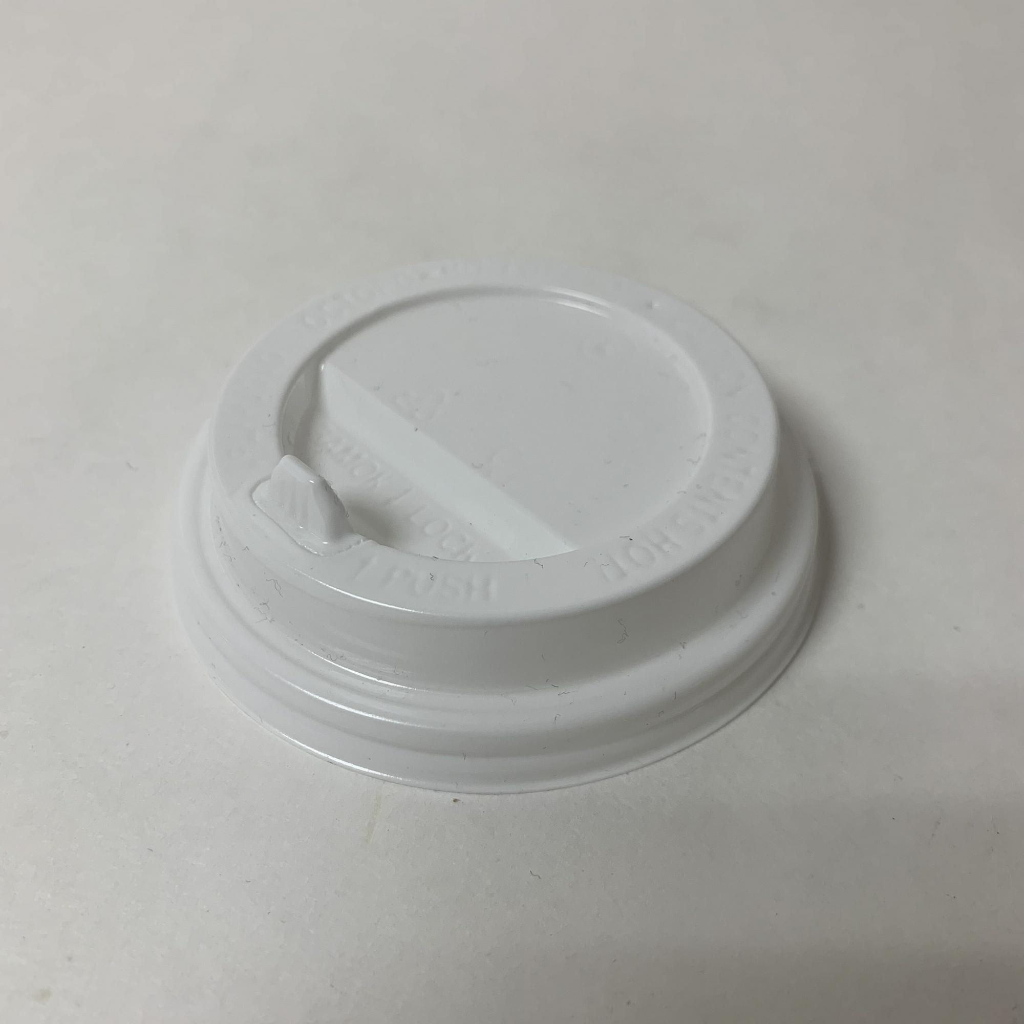 Крышка 80 мм, белая, 100 штук/упак.