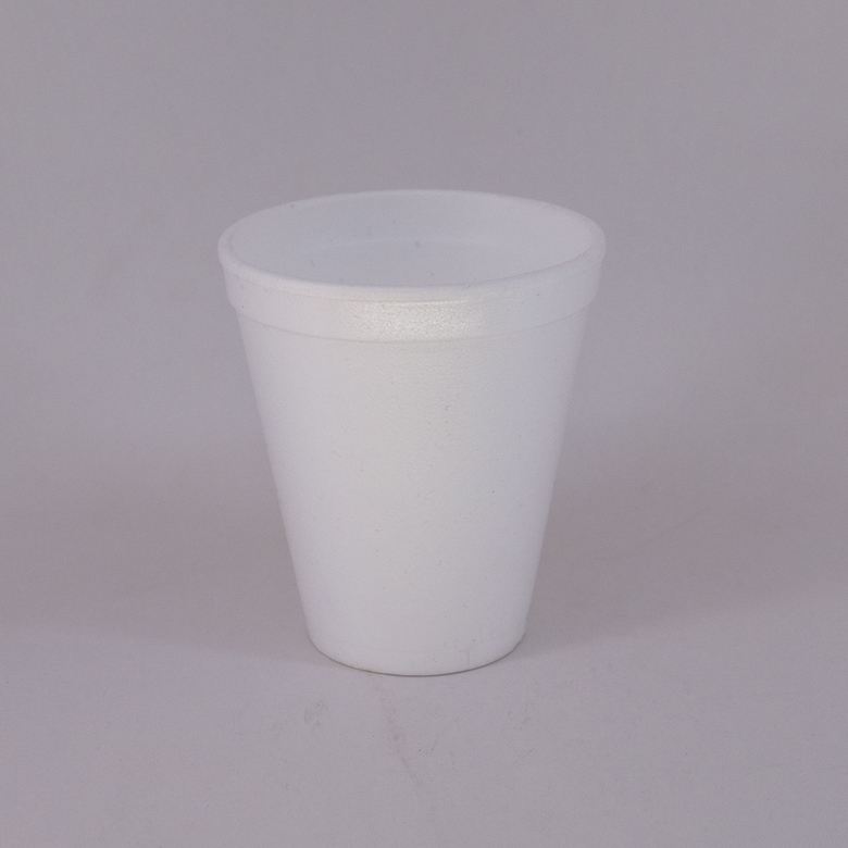 Стакан 200мл (ПС200МПСБ), белый, 50 штук/упак.