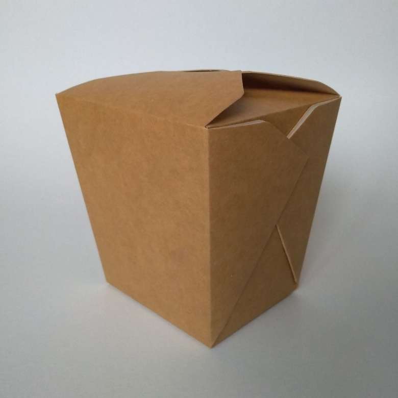 Коробка под лапшу WOK 700 мл «Крафт», 30 штук/упак.