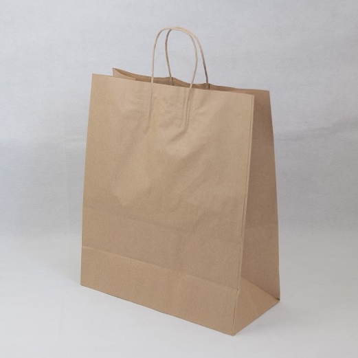 Пакет с витой ручкой "на вынос" 320*200*370 РБ, 200 штук/упак.