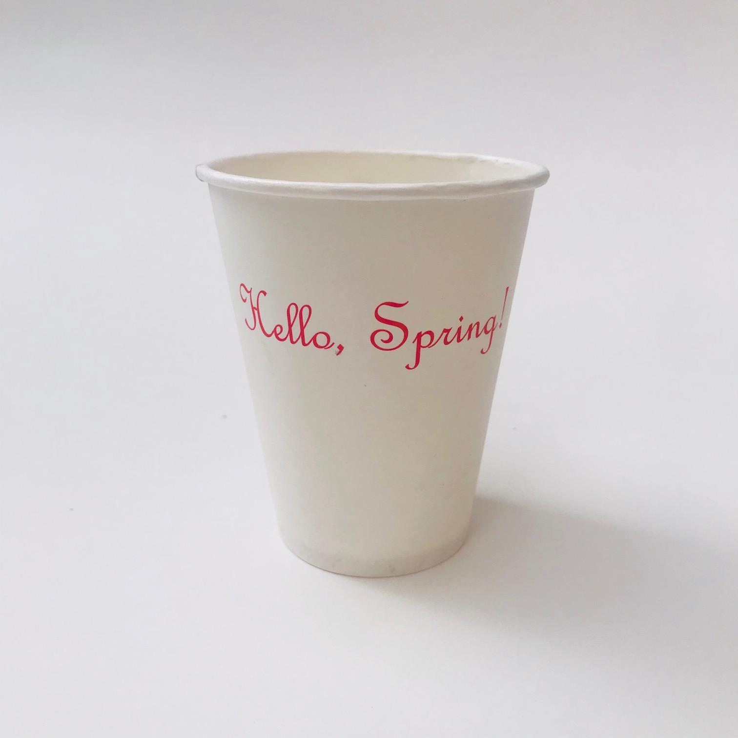 Стакан бумажный 250/270 мл «Привет, Весна!», 40 штук/упак (ГеккоКапс)