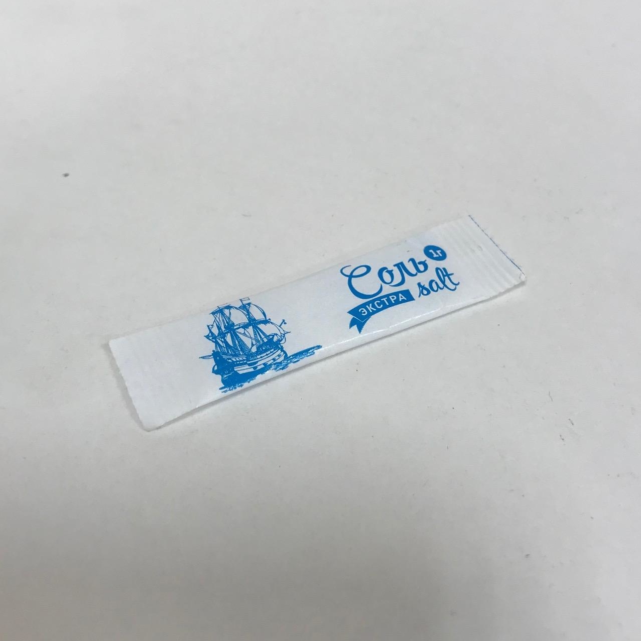 Соль в стиках, 1 грамм, 5000 стиков/упак.