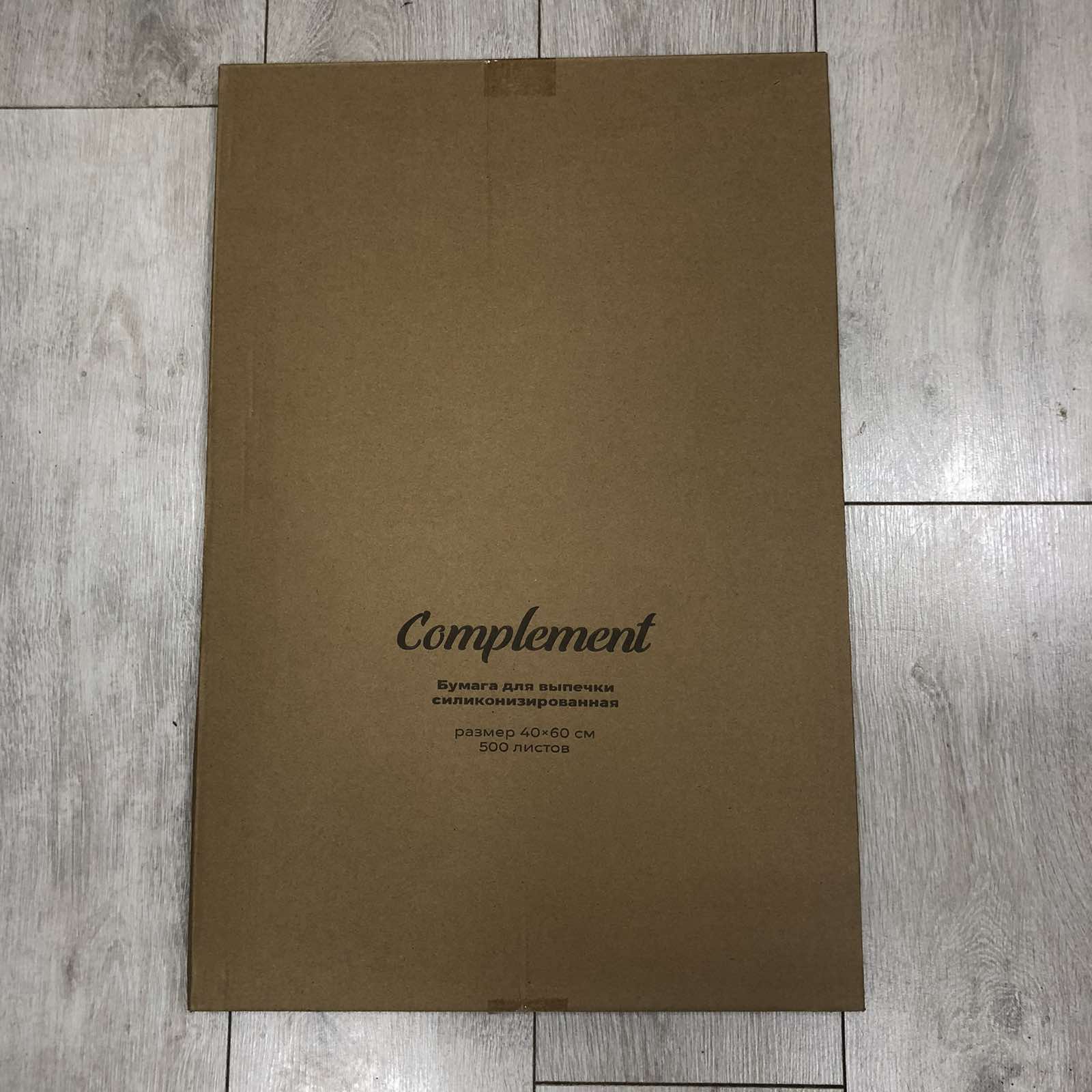 Бумага для выпечки силиконизированная AVIORA 40см*60м, белая, 500 листов/упак.