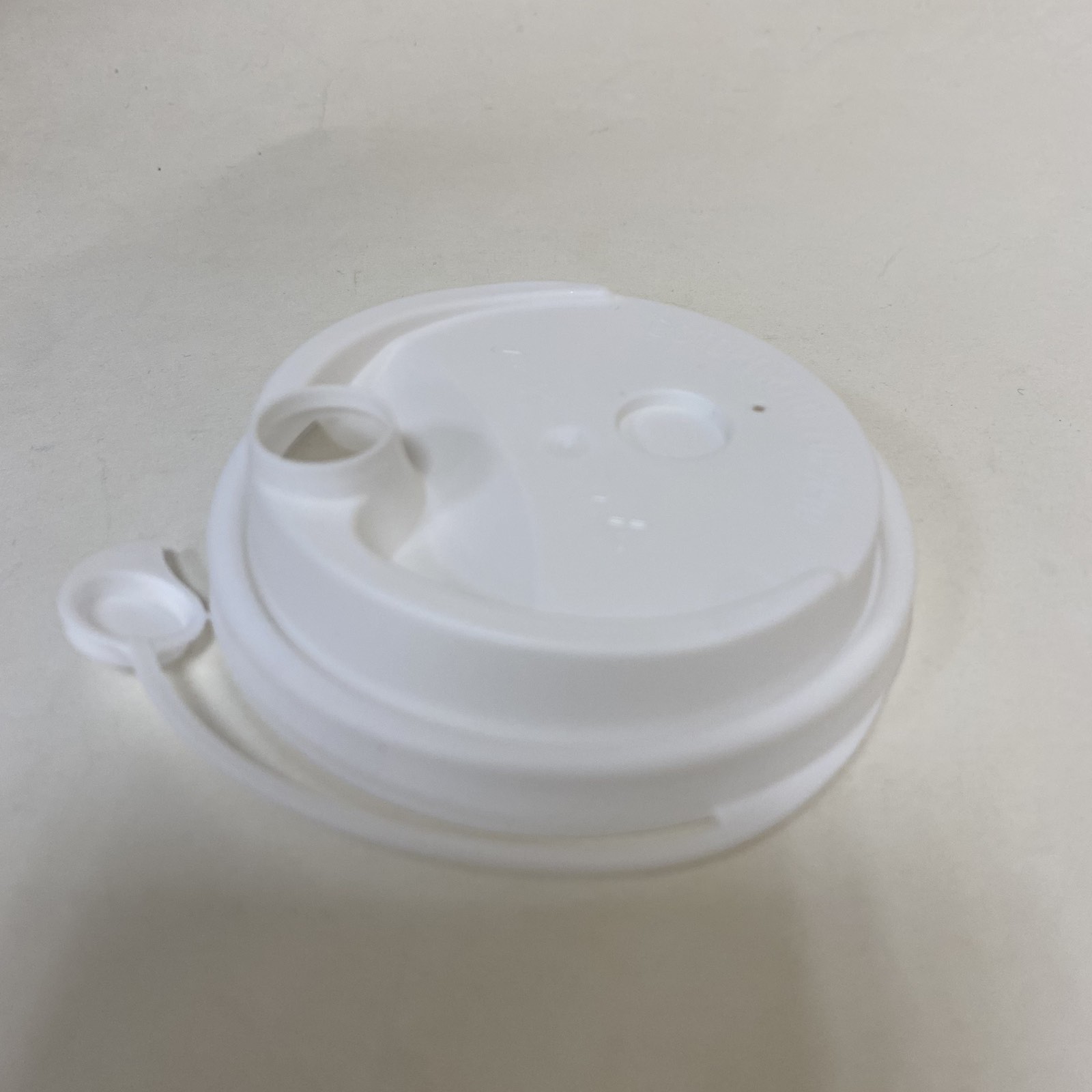 Крышка  ФЛИП ТОП ПЕРИНТ 80 мм, Белая, 40 штук/упак.