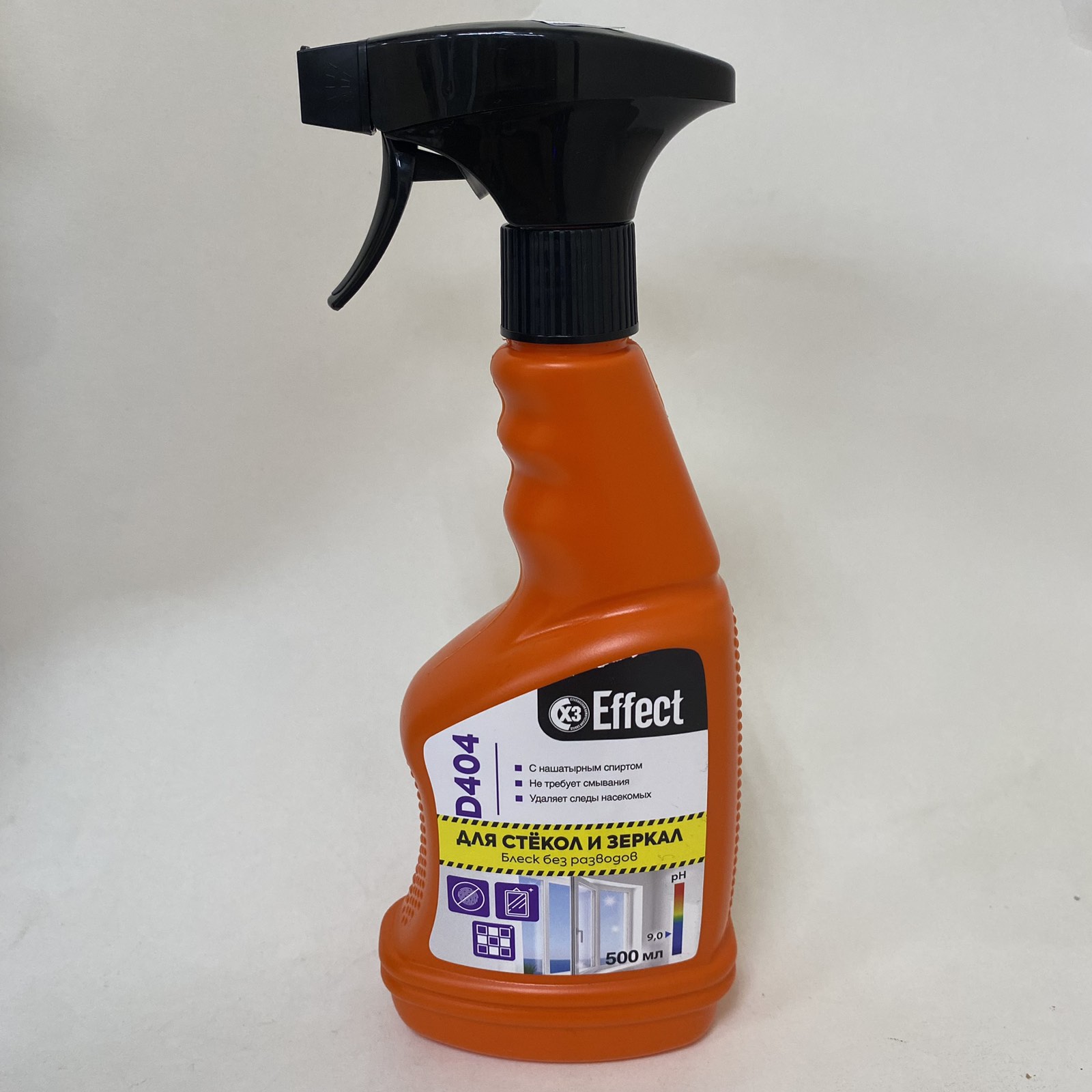 Средство для мытья стекол и зеркал "Effect" ДЕЛЬТА 404, 500 мл , 1 бут.