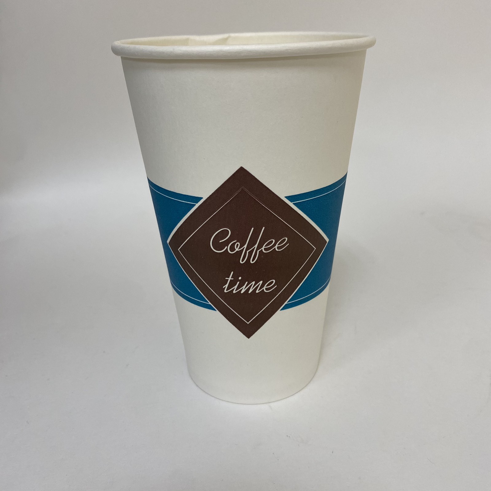 Стакан бумажный 450/500 мл «Coffe time», 50 штук/упак., Россия