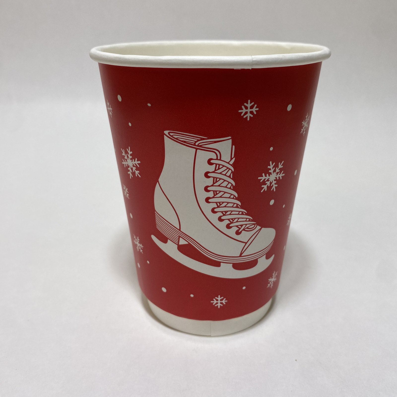 Стакан бумажный 300/430 мл «Зимние радости», двухслойный, 20 штук/упак.