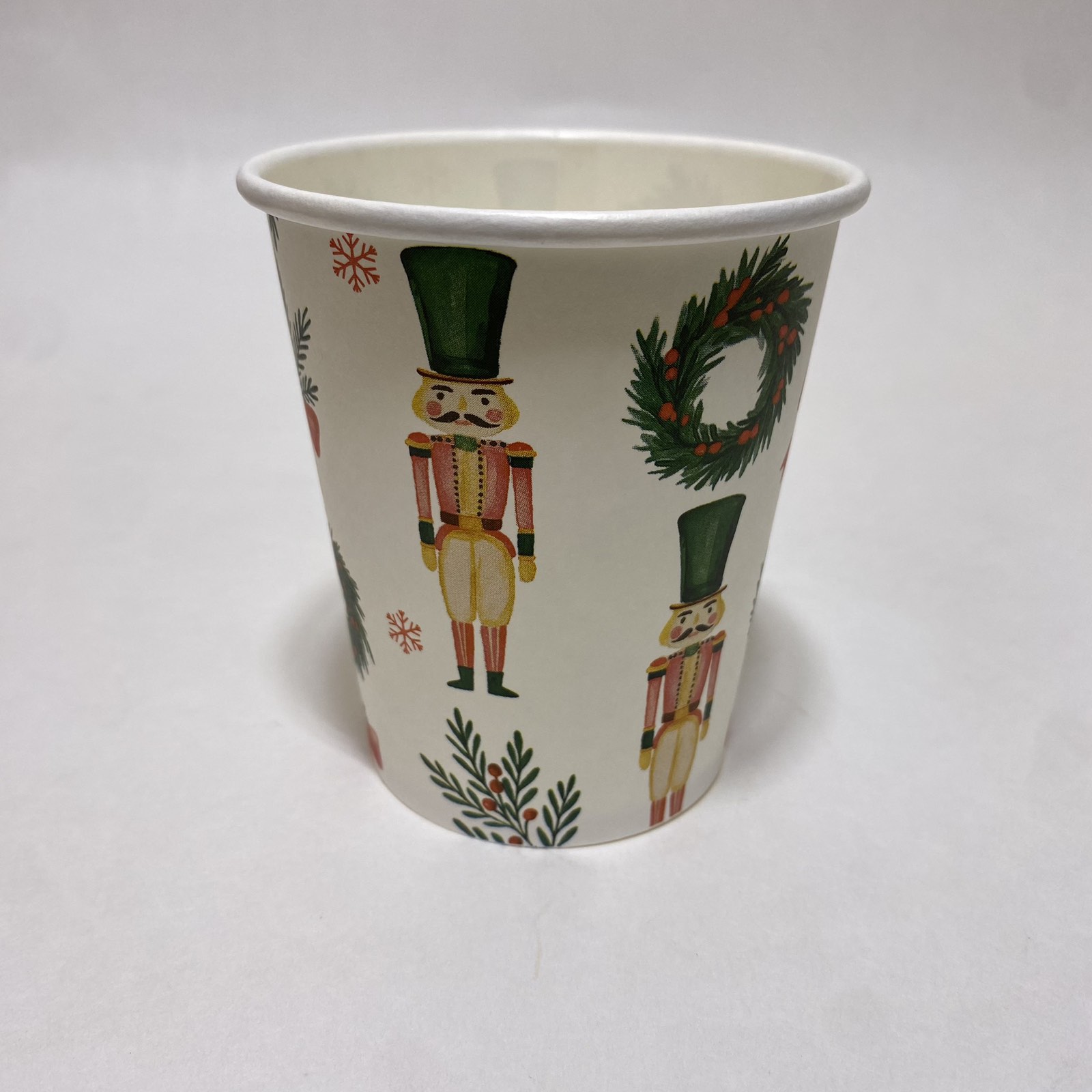 Стакан бумажный "Щелкунчик" 250/270 мл, ГОРЛОВИНА 89мм, 50 штук/упак