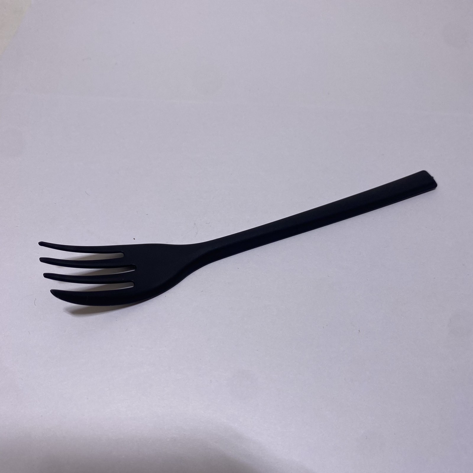 Вилка Столовая ПП 165 мм, матовая черная, 100 штук/упак.