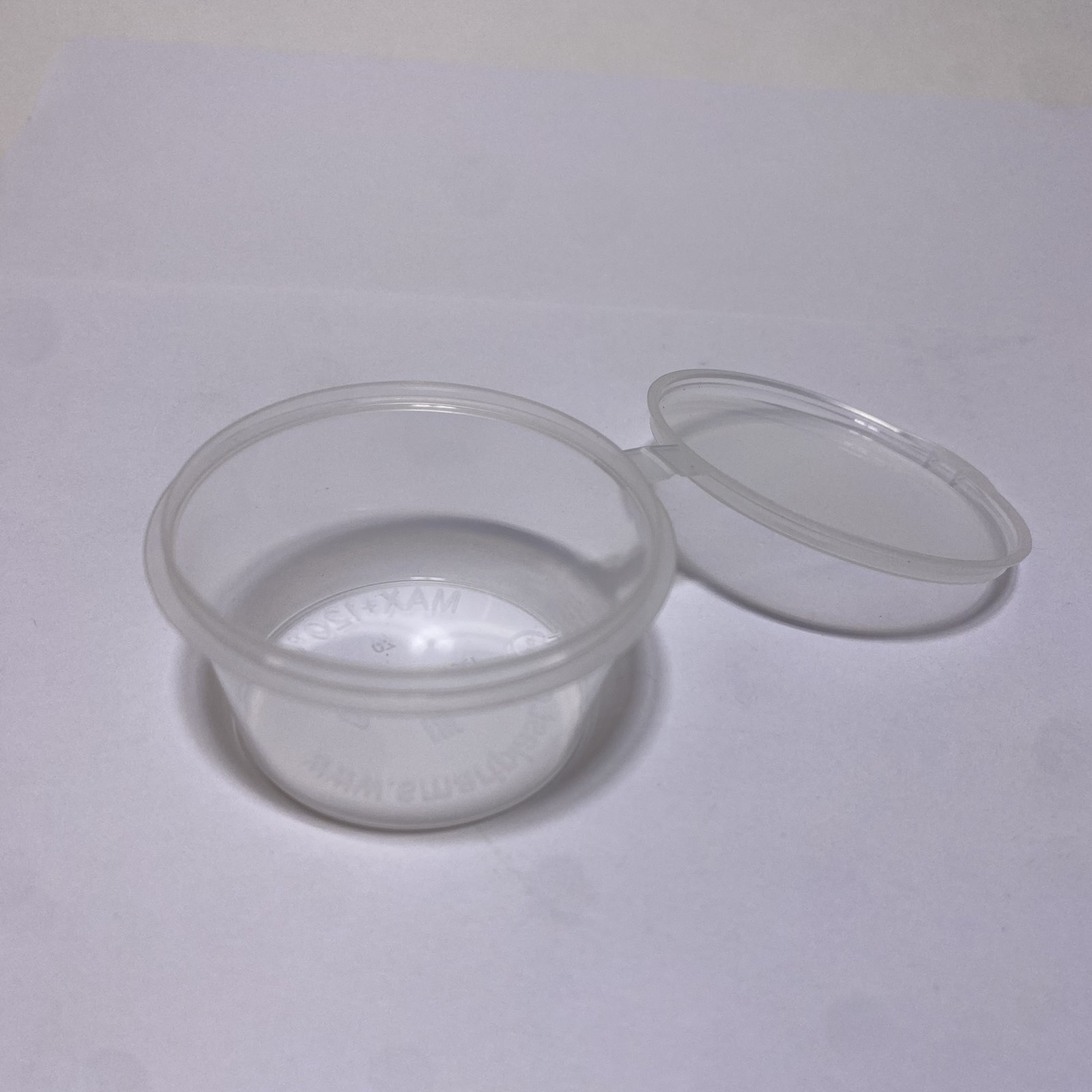 Контейнер для соуса 47 мл, с накидной крышкой, 100 штук/упак.