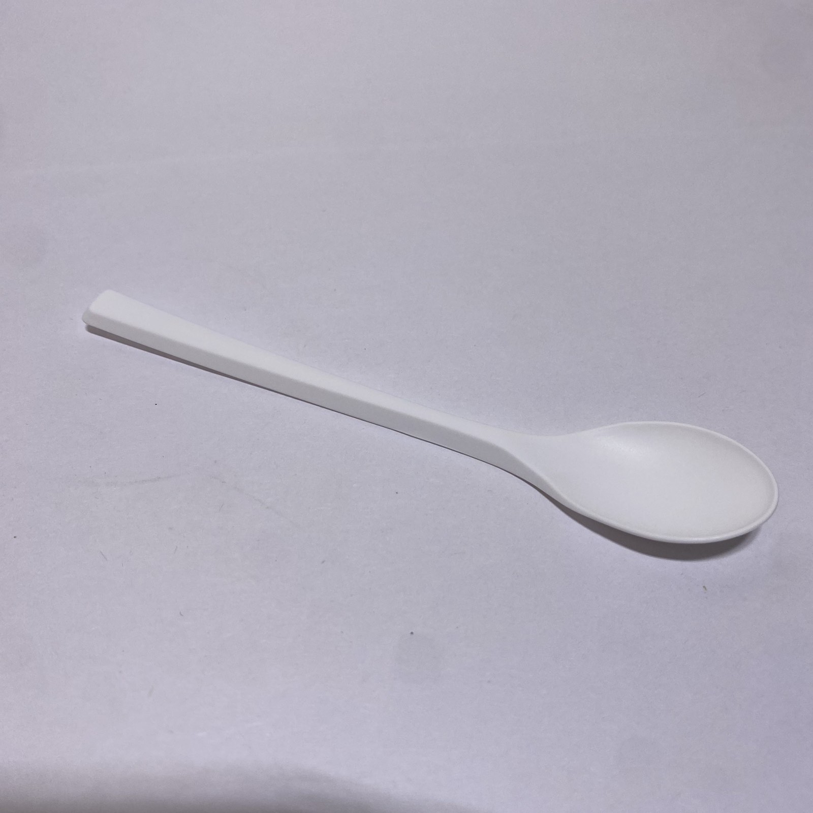 Ложка чайная ПП 165 мм, матовая белая, 100 штук/упак.